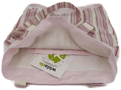 Tragtasche Stoff mehrfarbig + Henkel - Bild 3
