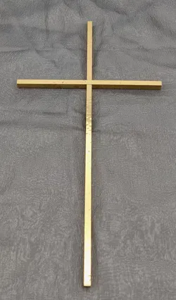 Wandkreuz Messing - Bild 1