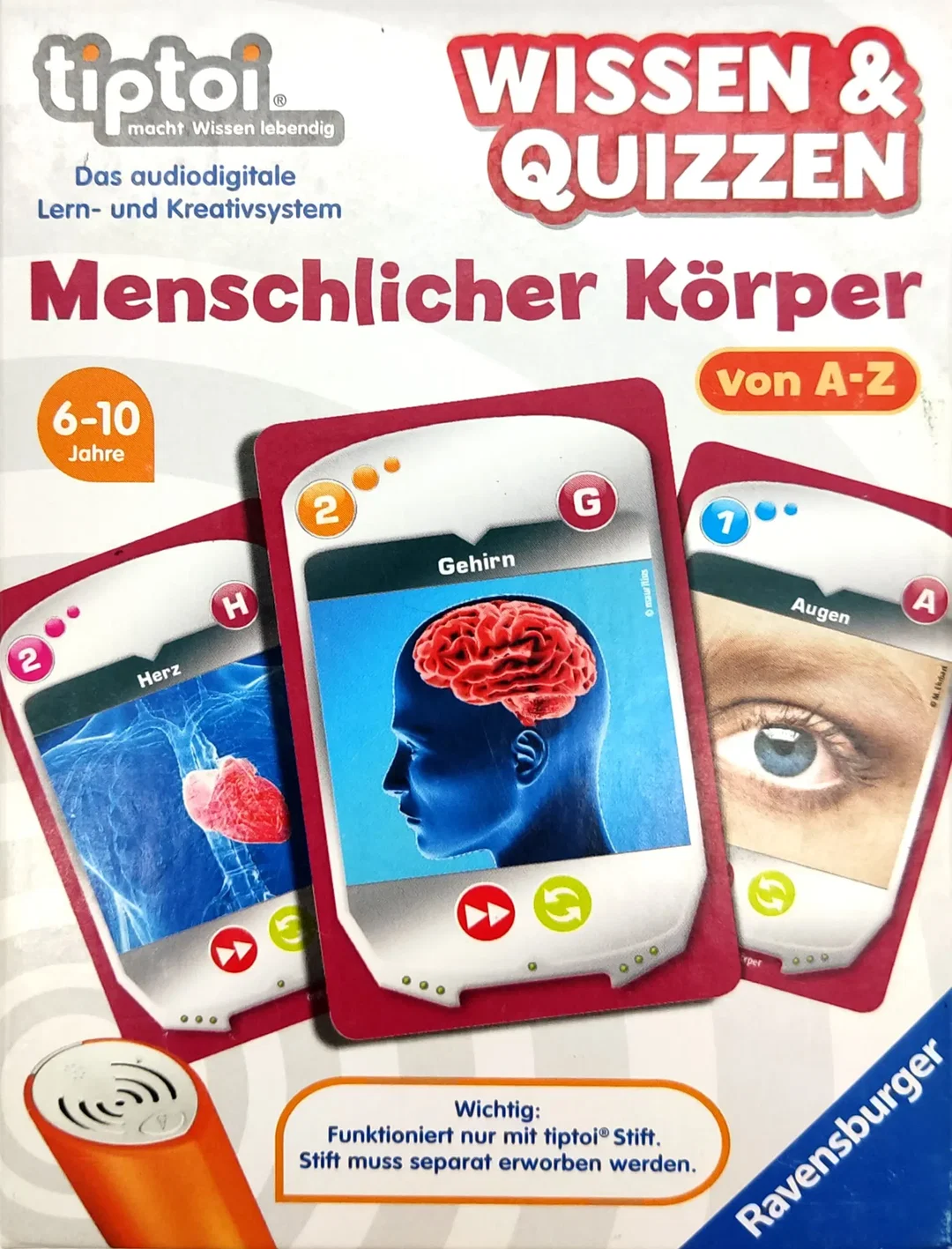 tiptoi® - WISSEN & QUIZZEN- Menschlicher Körper - RAVENSBURGER – Bild 1