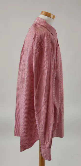 Wild & Wald Herren Trachtenhemd kariert rosa - Gr. 48 – Bild 2
