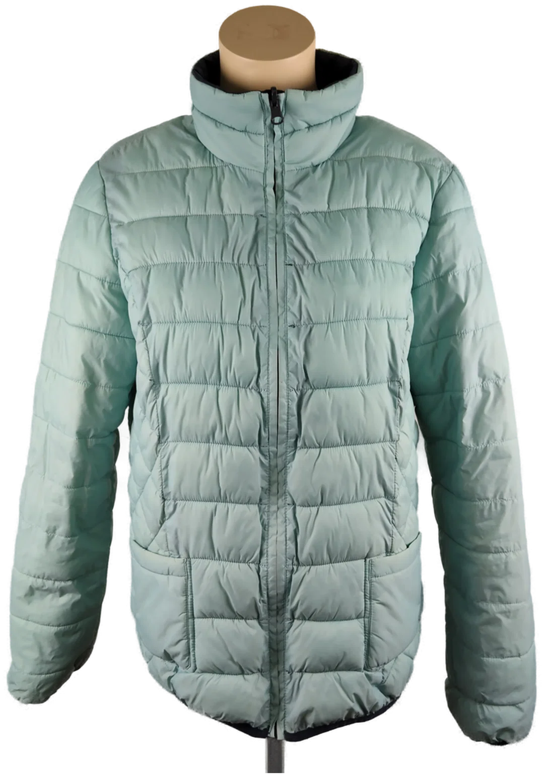 Herren-Steppjacke in Dunkelblau-Türkis | Wendbar – Bild 2