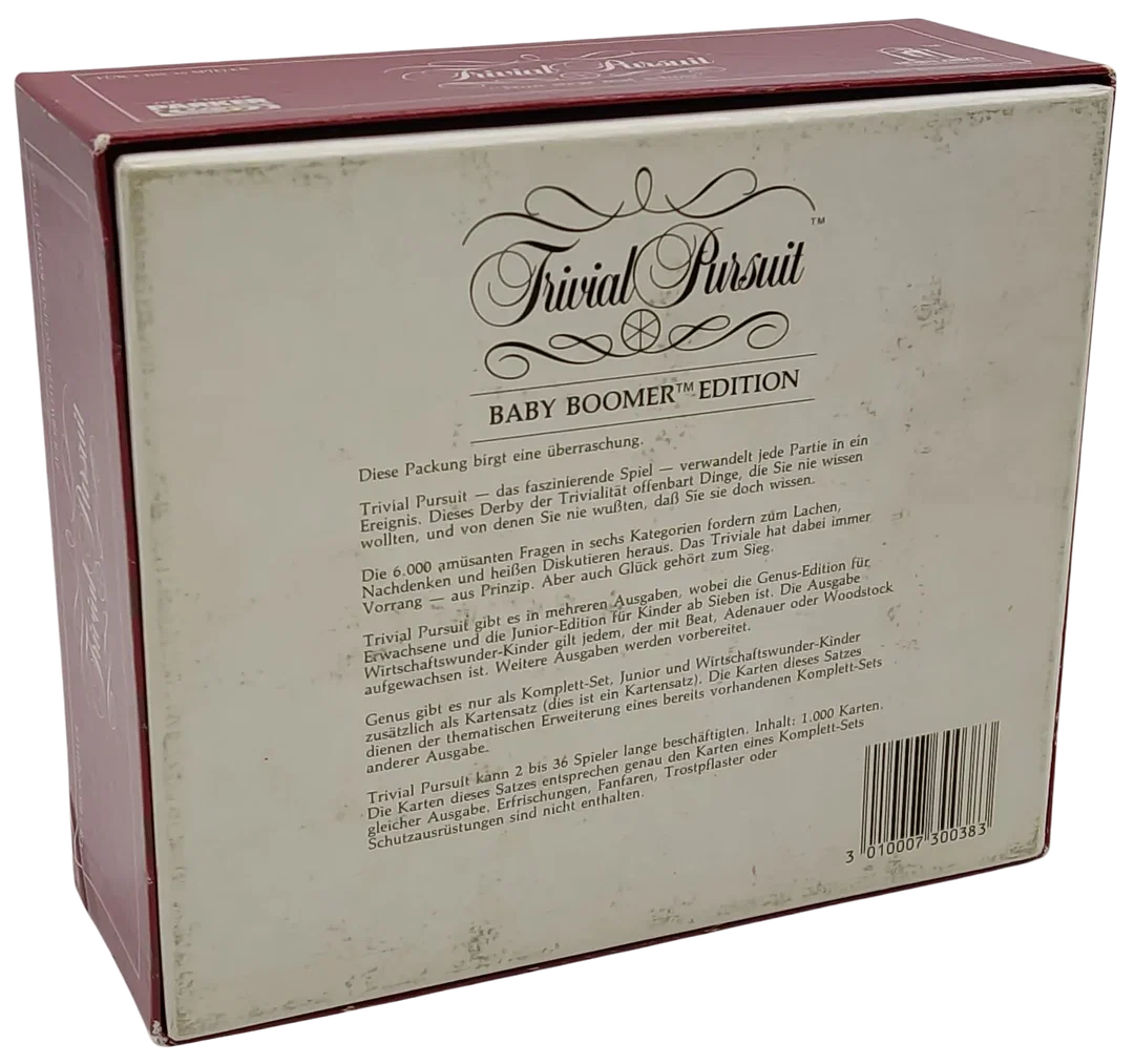 Trivial Pursuit Baby Boomer Edition - Gesellschaftsspiel - Parker – Bild 2