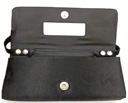 Nicoli Damen Clutch schwarz - Bild 8