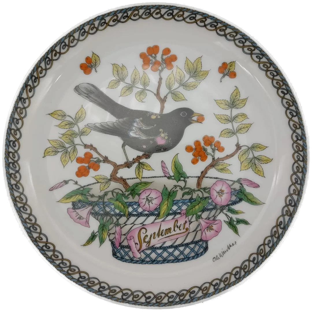 Hutschenreuther - Original Monatssammelteller 12 Stück - Design "Ole Winther" – Bild 4