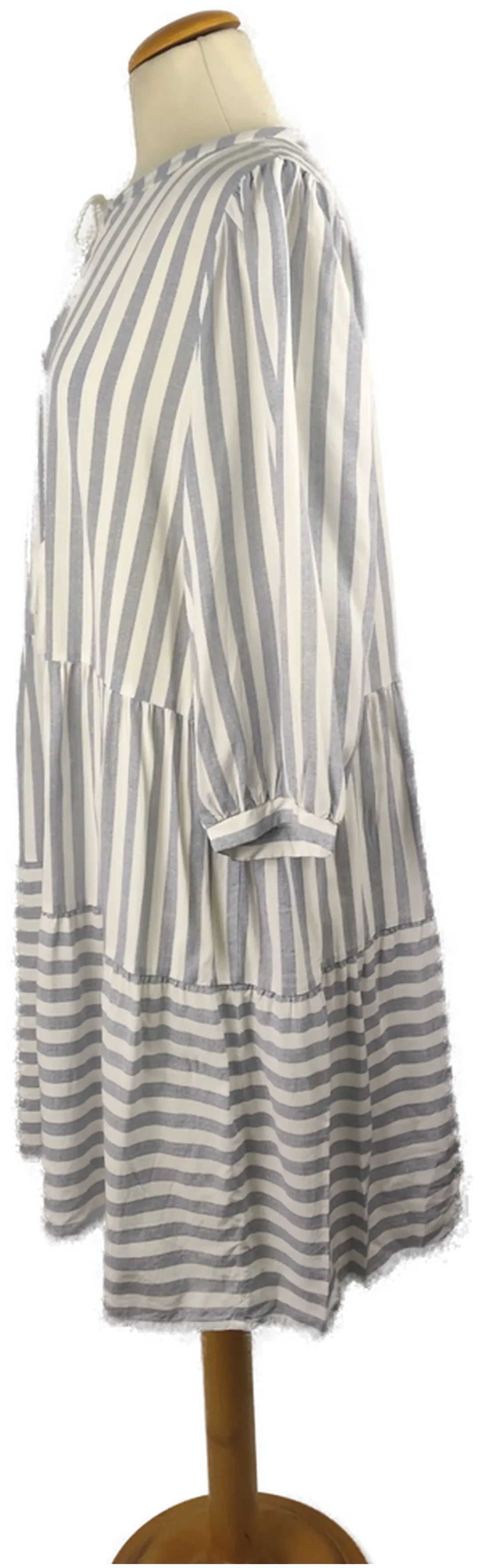 Damenkleid Sonstige Viskose Gestreift | Sommerleicht – Bild 2