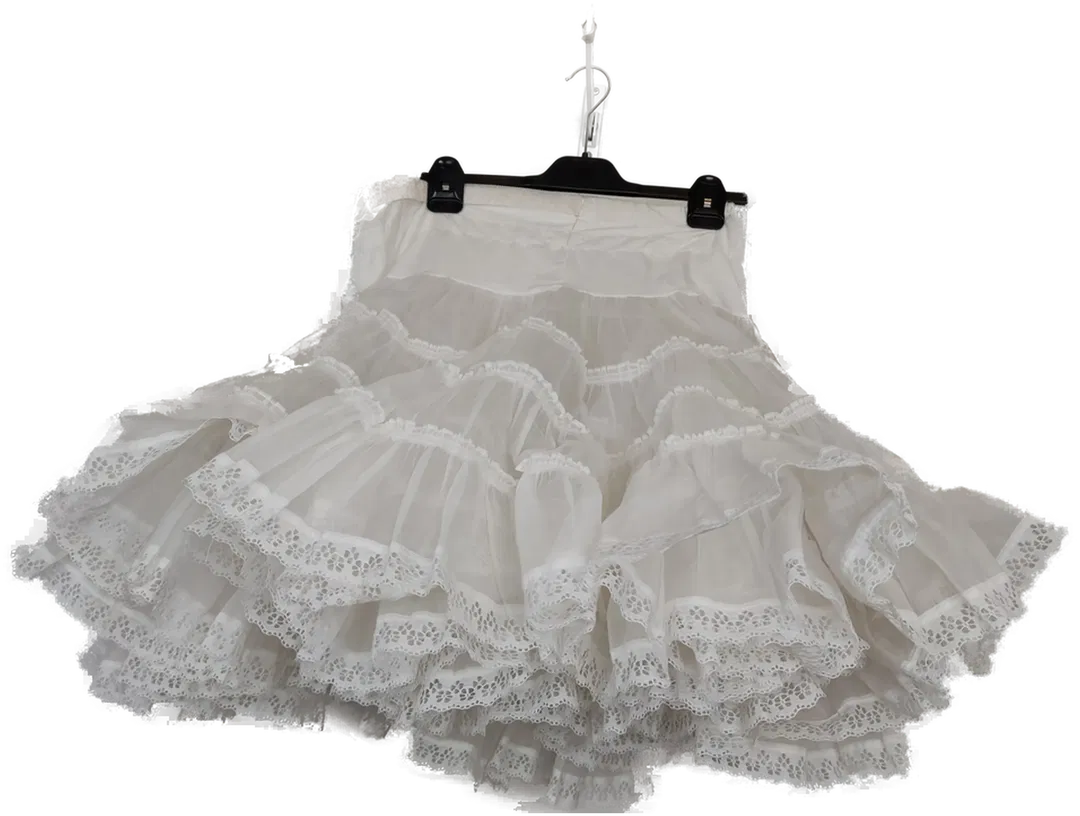 Malco Modes Damen Petticoat Unterrock weiß Gr. US L - Bild 1