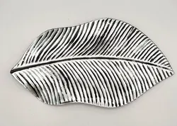 Blatt-Dekoteller aus Glas - Bild 1