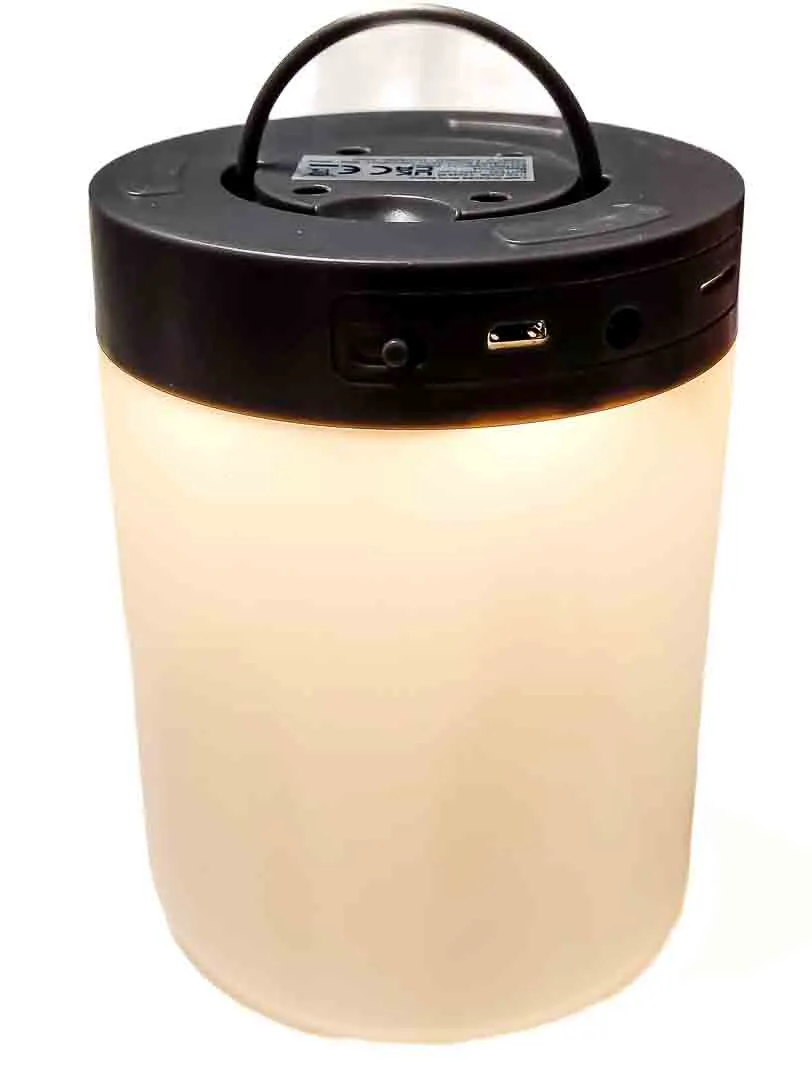 LED Lamp Speaker mit Farbwechsel, ca. 12 cm, Bluetooth & USB – Bild 2