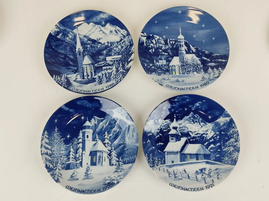 13-teilige Weihnachtsteller-Sammlung (1984-1996) von BAVARIA – Bild 3