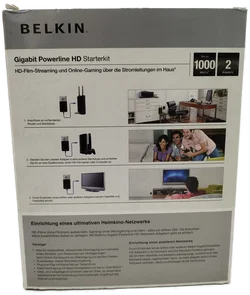 BELKIN Gigabit Powerline HD Starterkit - Originalverpackt - Bild 3