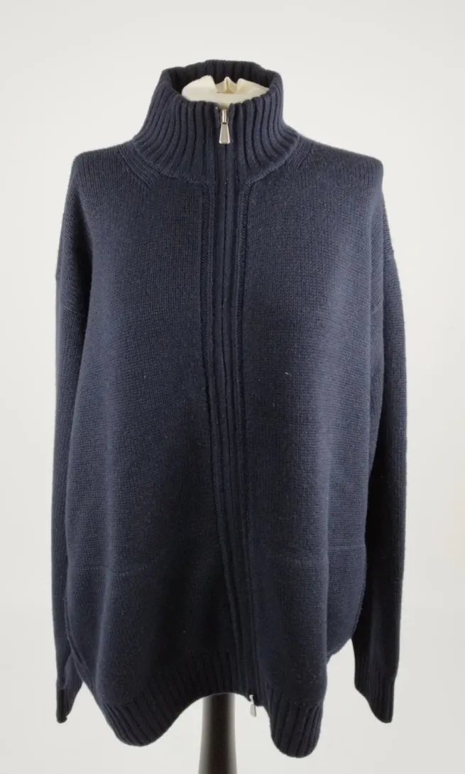 Loro Piana Pullover mit Reißverschluss - Größe 54 / 100% Kaschmir - Bild 4