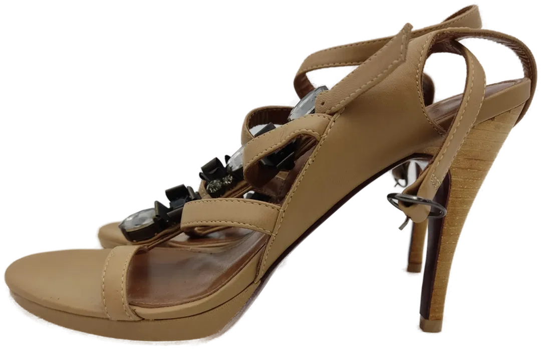 Lola Cruz Damen Sandale beige Gr. 41 - Bild 1