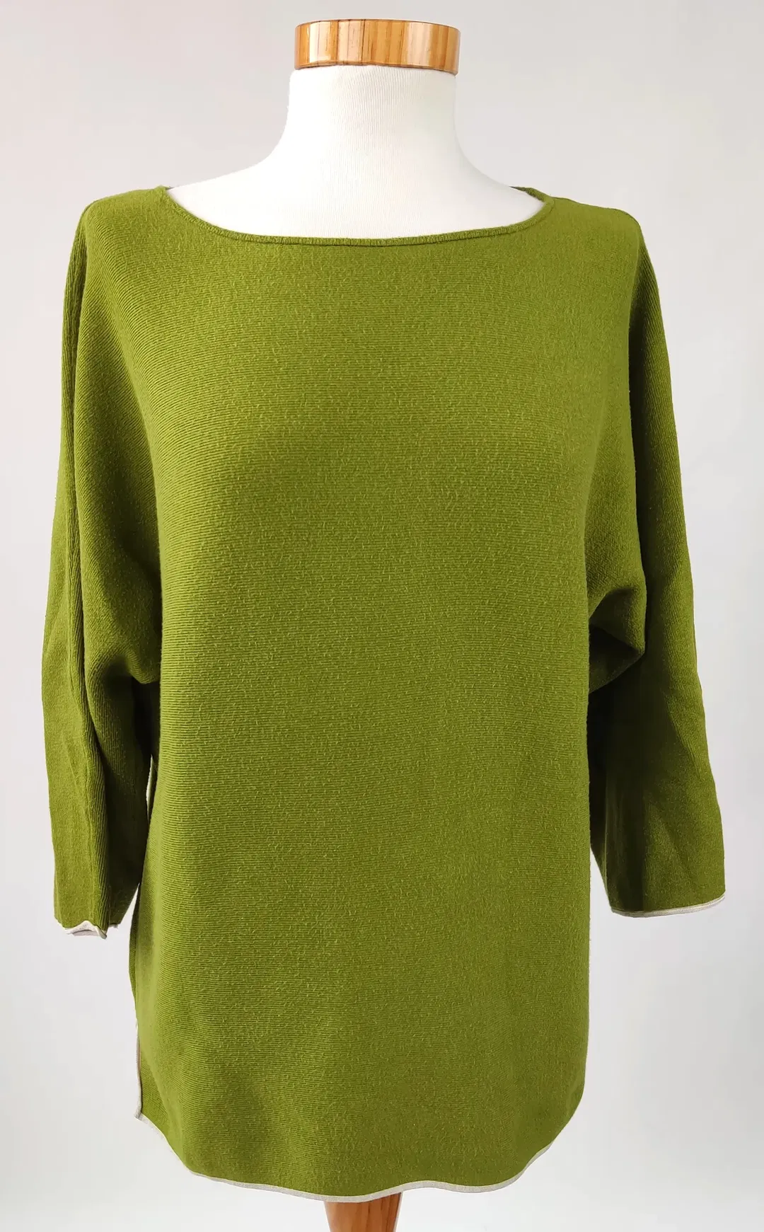 Tom Tailor Damen Pullover grün - Gr. L/40 - Bild 4