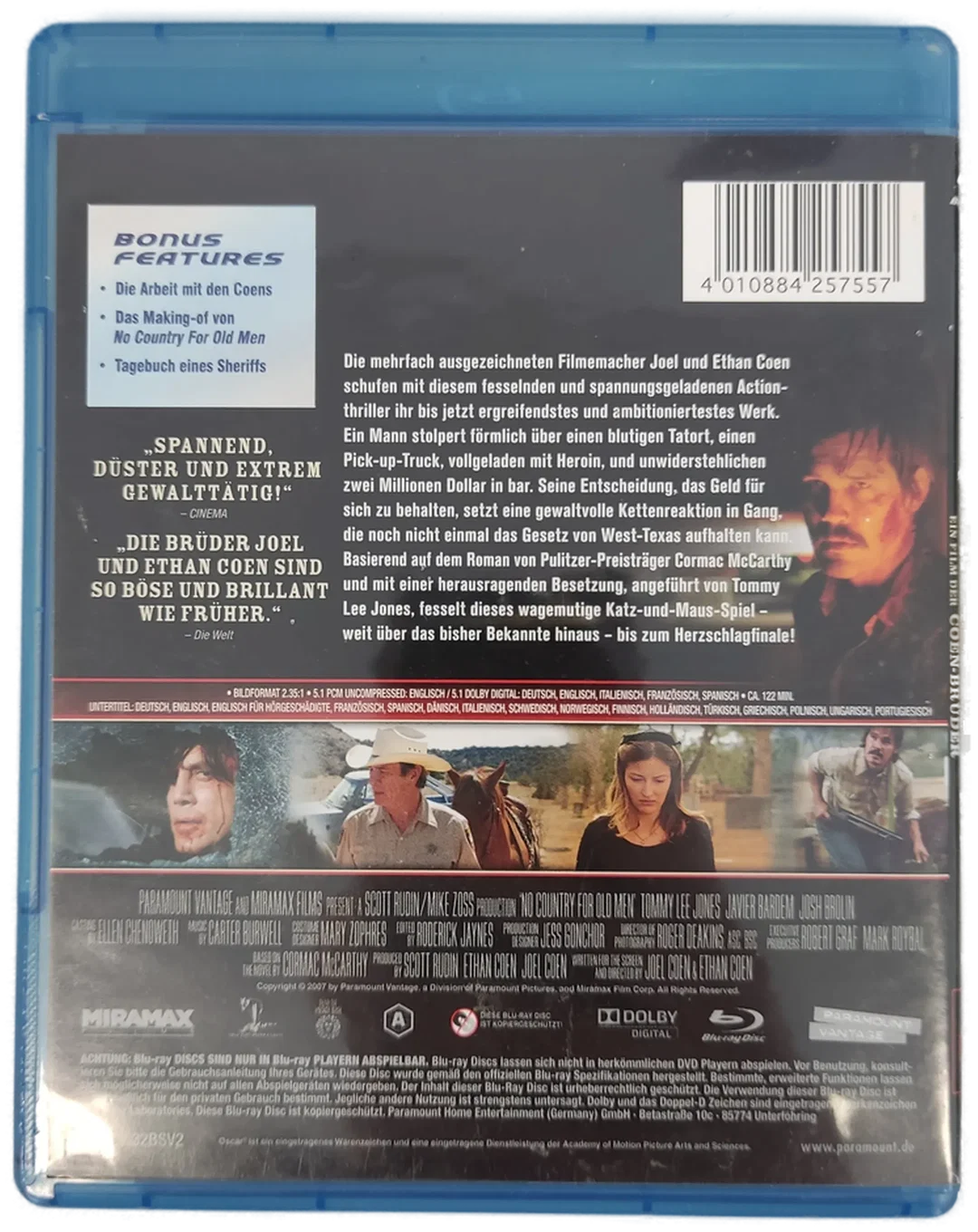 No Country for Old Men - Blu-ray Disc – Bild 2