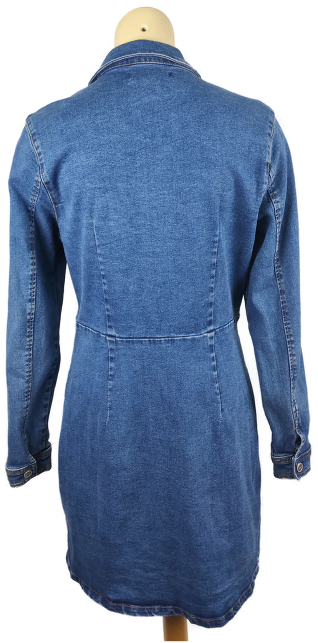 AMISU Jeanskleid Damen Gr. 42 in Blau | Denim-Klassiker – Bild 3