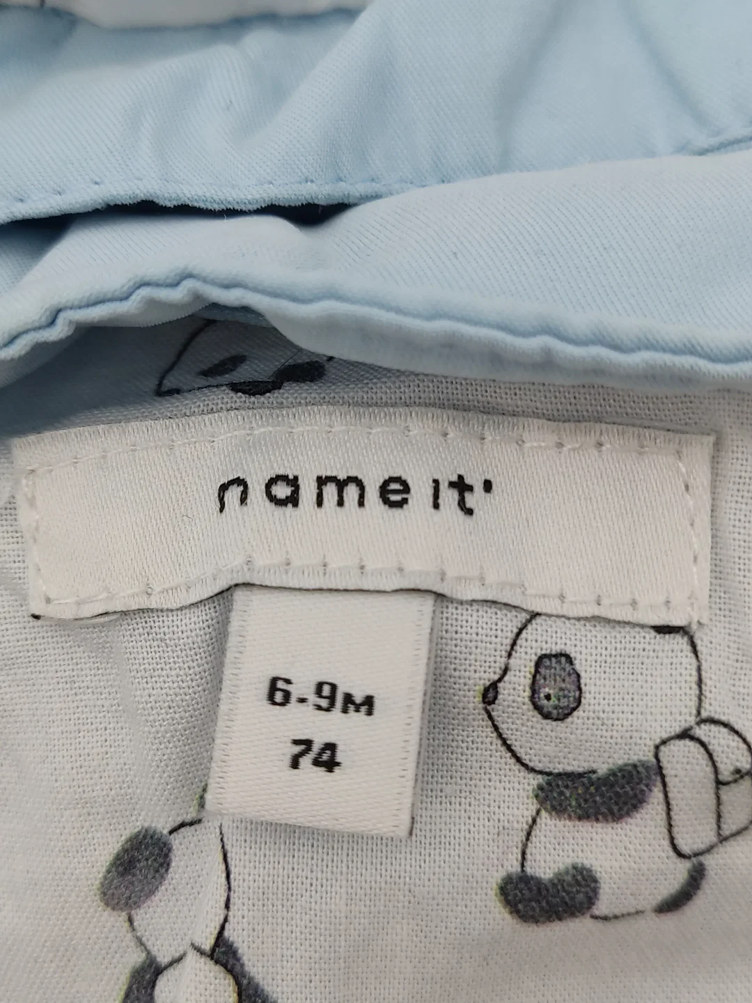 Name It Baby Frühlings Jacke hellblau Gr. 74 – Bild 2