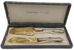 Messingbesteck Versilbert (Argentatao), Sonstige, | Vintage-Schatz
