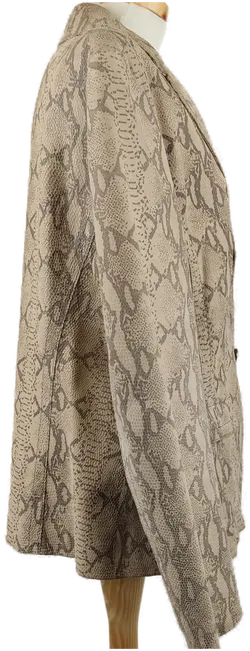 Taifun Damenblazer Animal-Print Leder - XL/42 - Bild 3