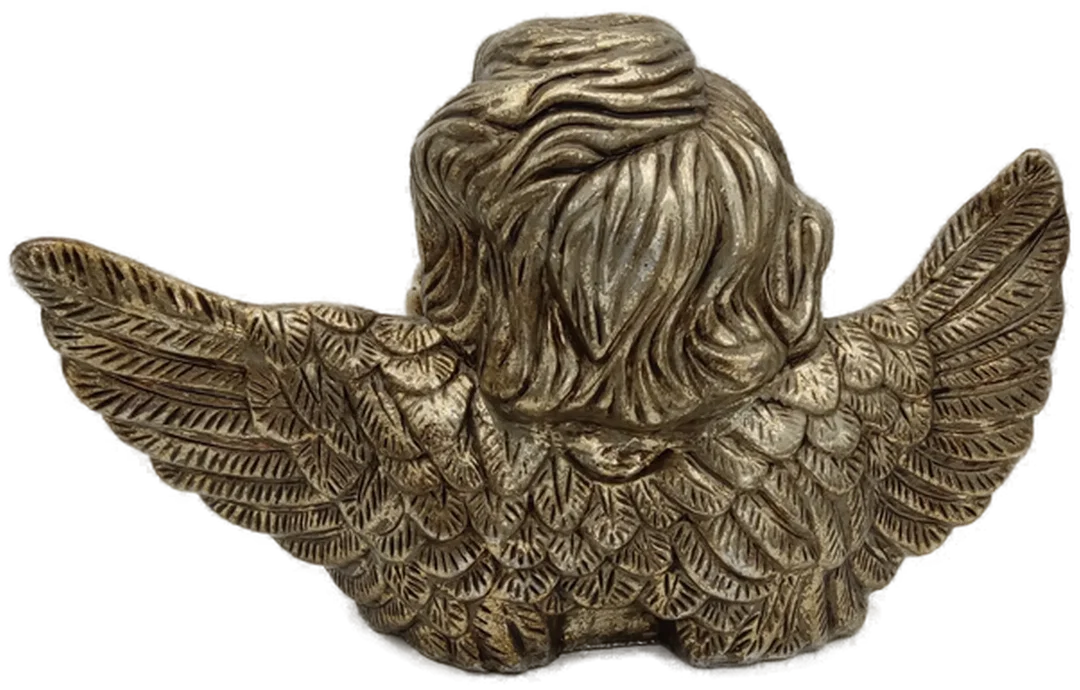 Gartenengel Figur Dekoration für Innen und Außen, Breite 40 cm, Höhe 23 cm – Bild 2