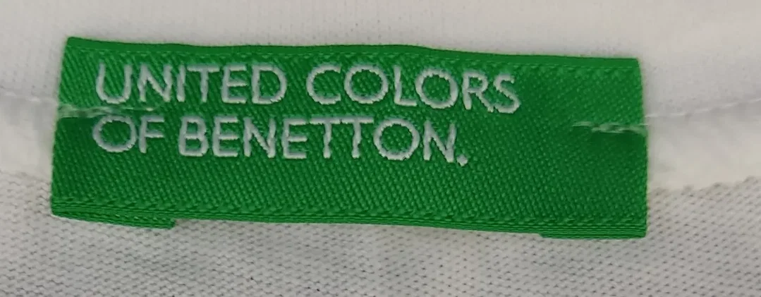 United Colors of Benetton Kindershirt weiß Gr. 90 – Bild 3