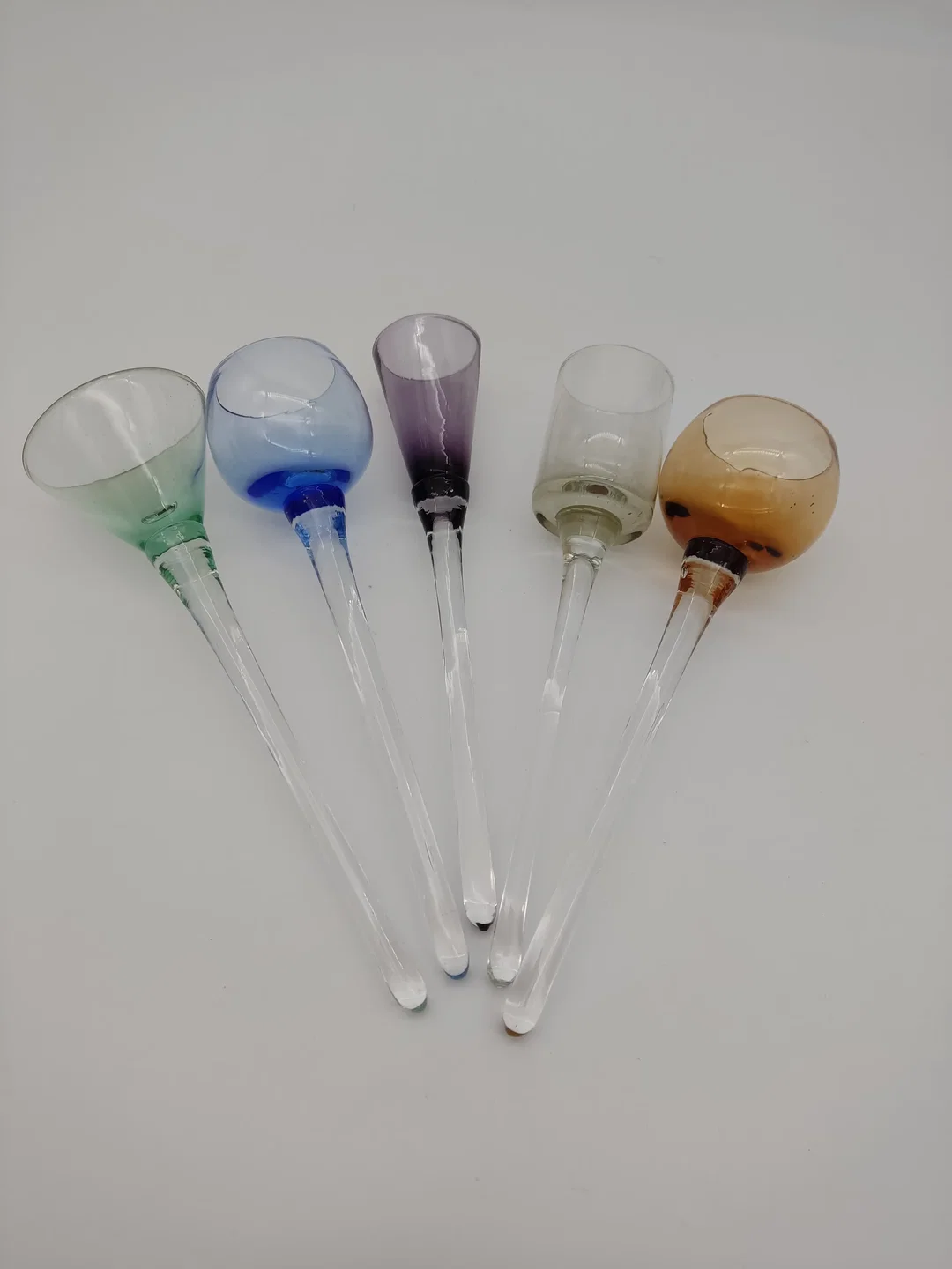 5 bunte Likör- Schnaps- Partygläser ohne Standfuß - Bild 4