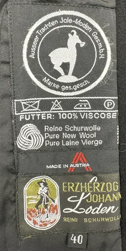 Erzherzog Johann Loden - Damen Trachtenjacke - Gr. 40 - Bild 5