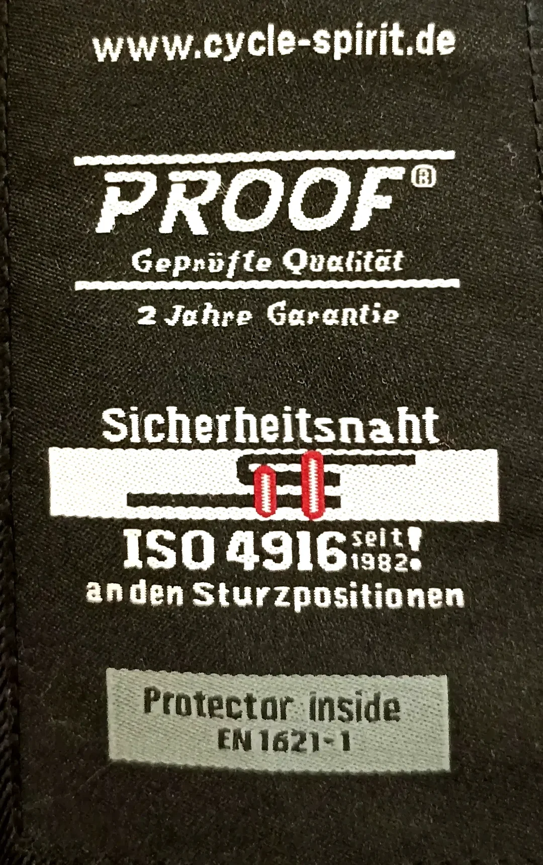 Cycle Spirit Herren Motorradjacke gemustert Gr. 38 – Bild 6