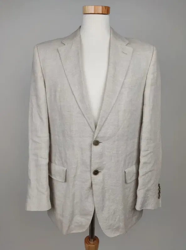 Pierre Cardin Herren Leinen Sakko - Gr. M  - Bild 4