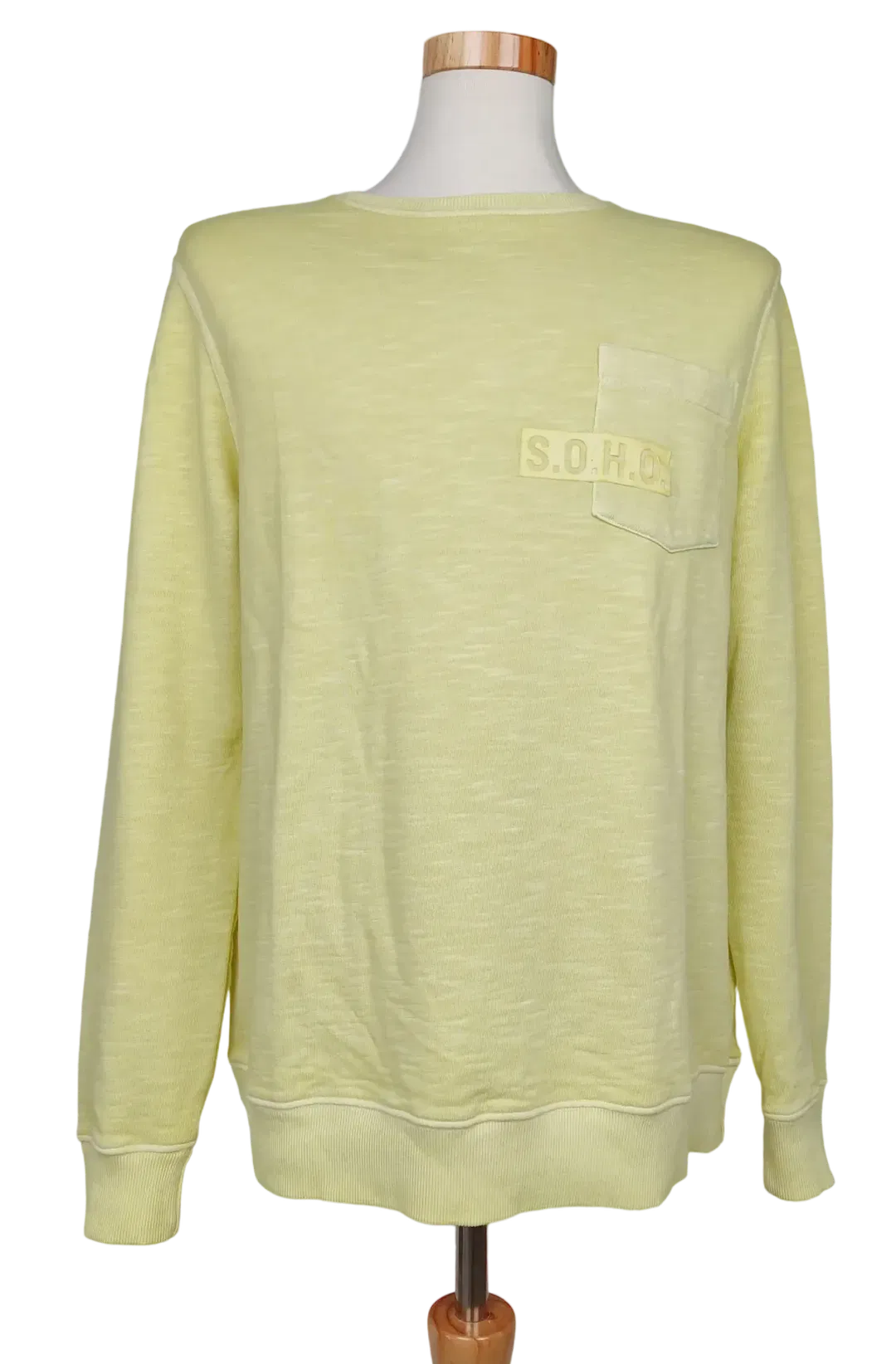 S.O.H.O New York Herren Pullover, gelb - Gr. XL  - Bild 1