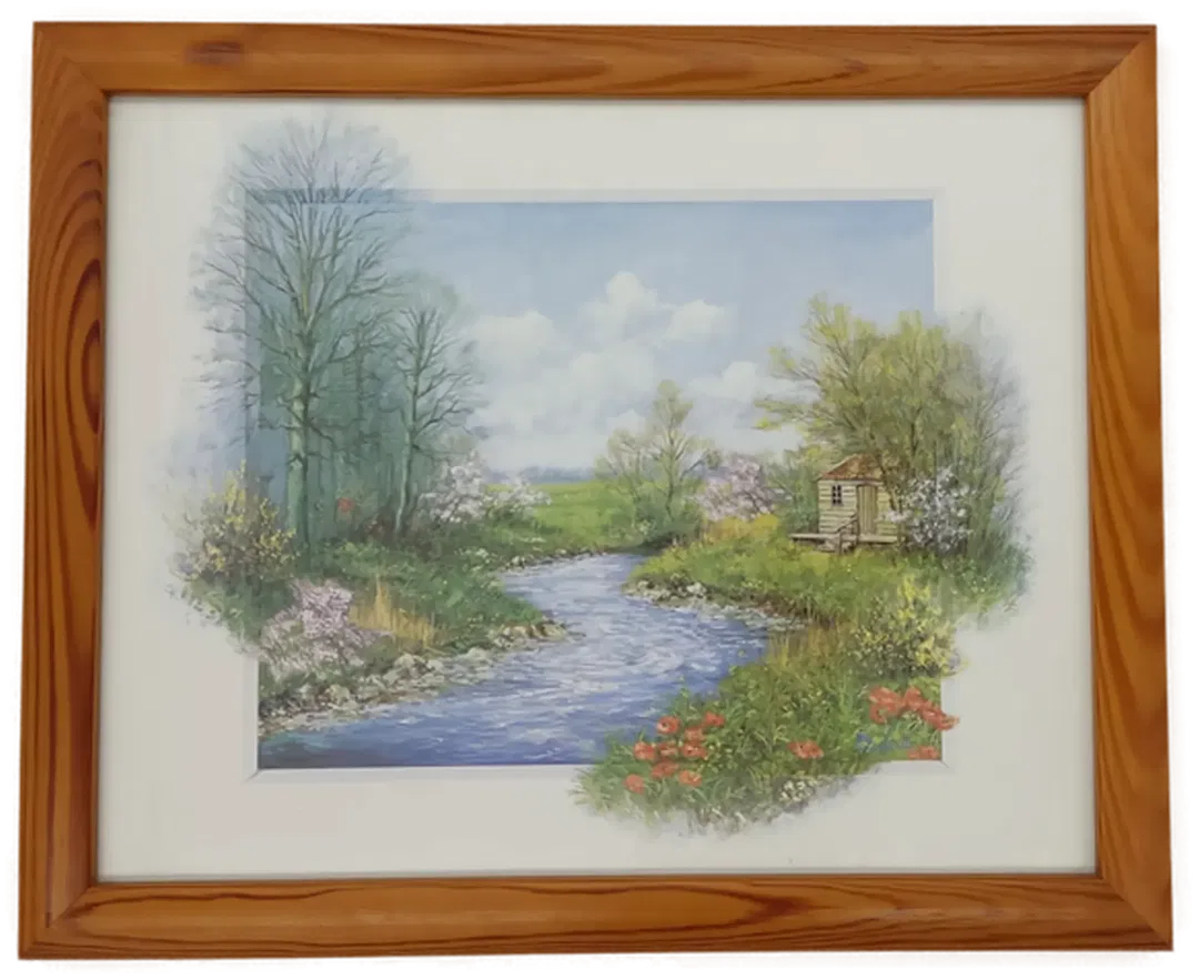 4 Jahreszeiten Bilder gerahmt - 4 Stück - Bild 3