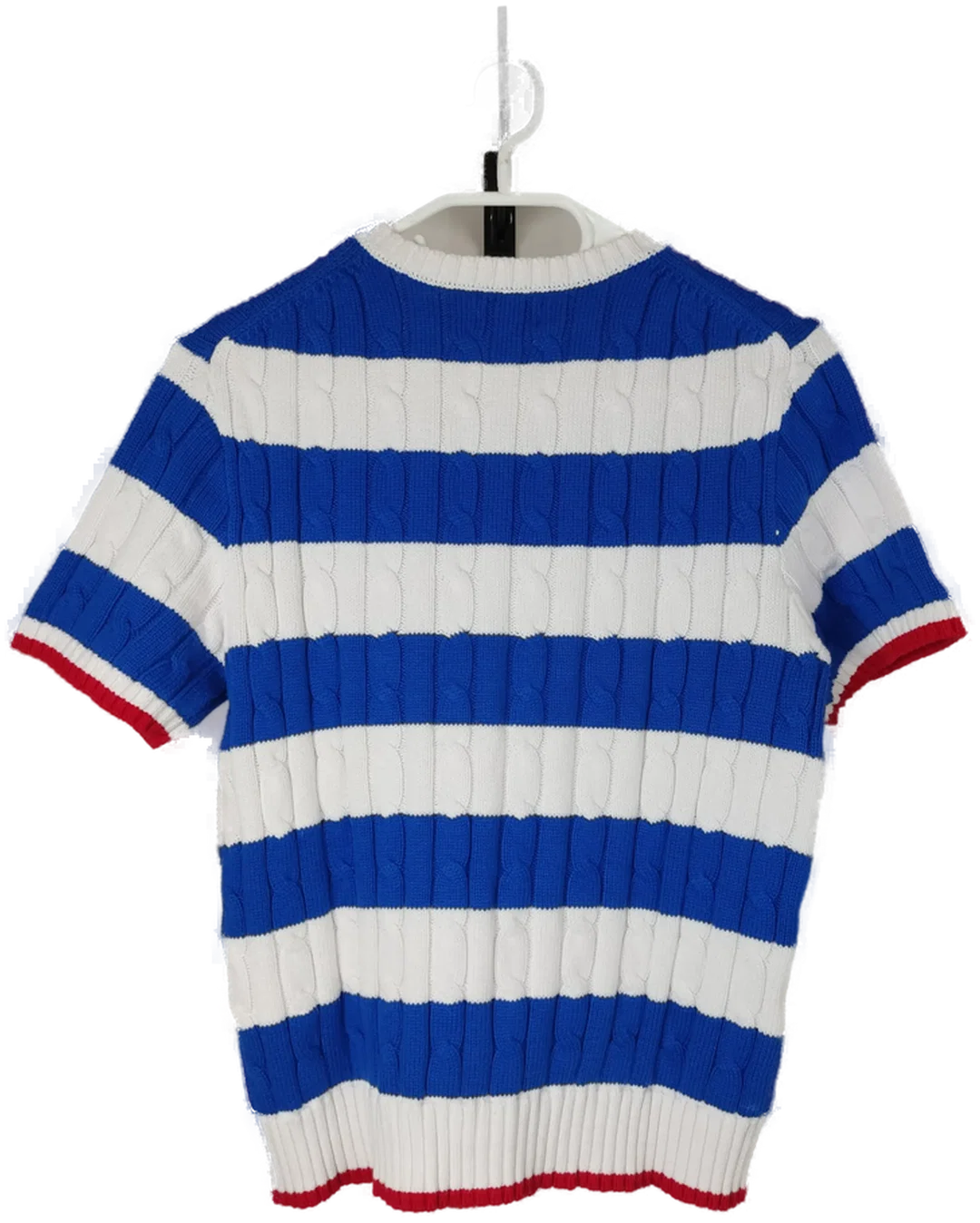 Polo Ralph Lauren Kurzarm Strickpullover Gestreift | Wie Neu Größe M/38 – Bild 7