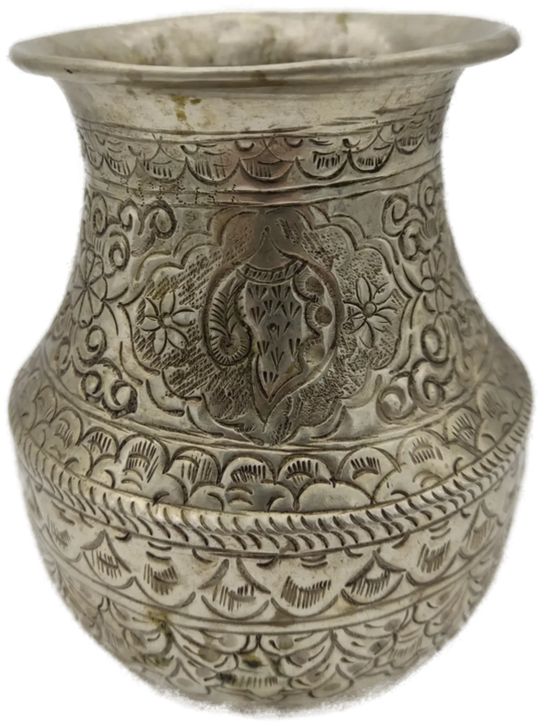 Zinnvase Metal Works Rajkot German Silver | Patina Mit Charme - Bild 1