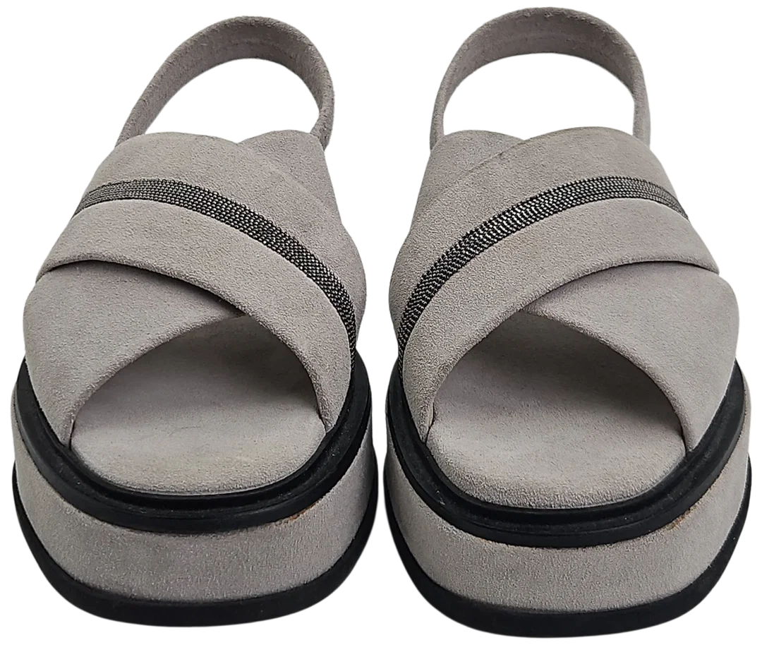 FABIANA FILIPPI Damen Sandalen, grau - Gr. 37 – Bild 4