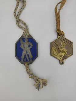 7x Vintage Ski-Anhänger/Medaillons - Bild 8