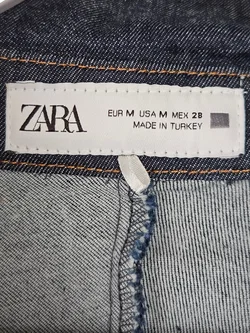 ZARA Damen Hemdblusenkleid, dunkelblau - Gr. M / 38 – Vorschau 5