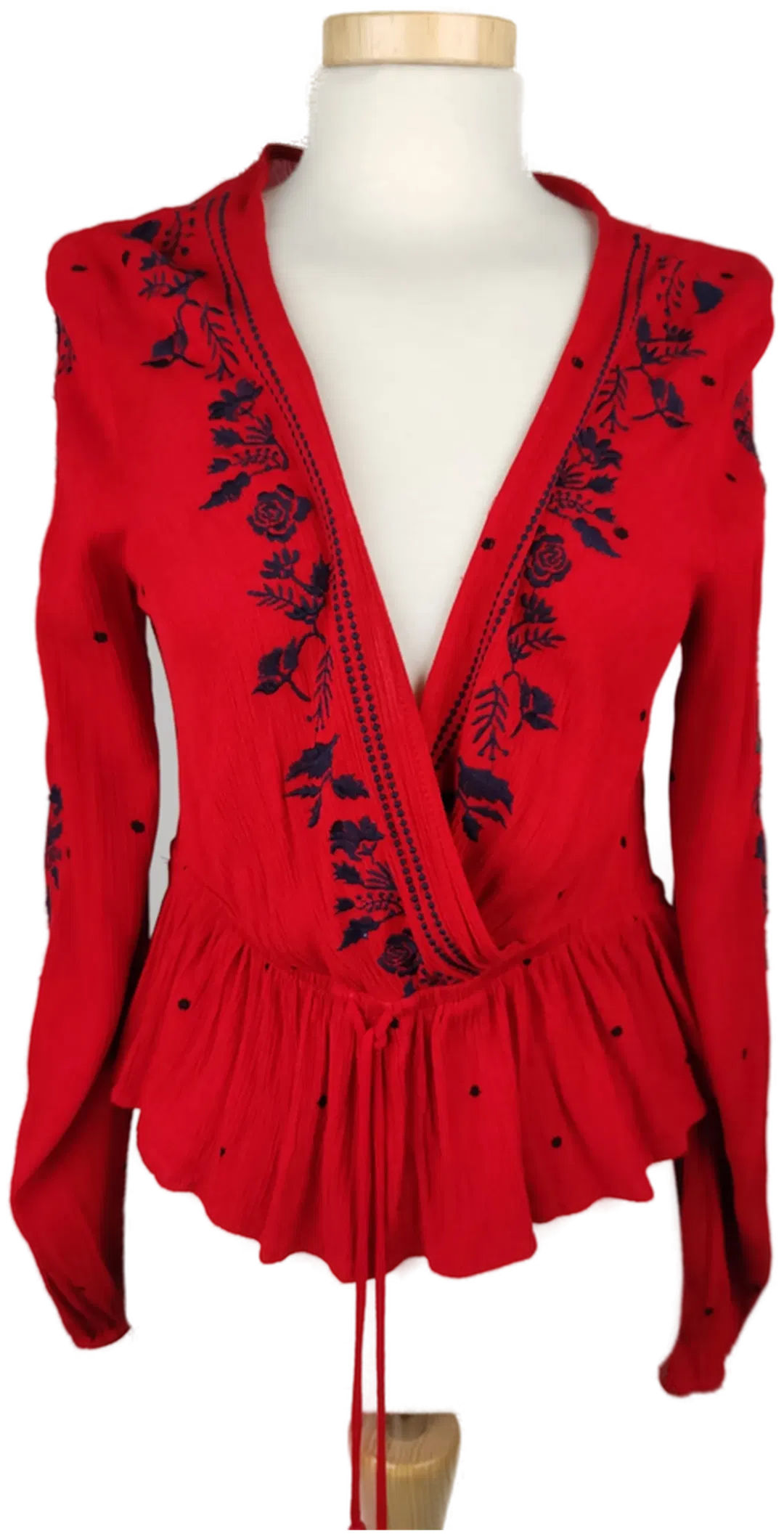 H&M Damenbluse rot- 34/XS - Bild 1