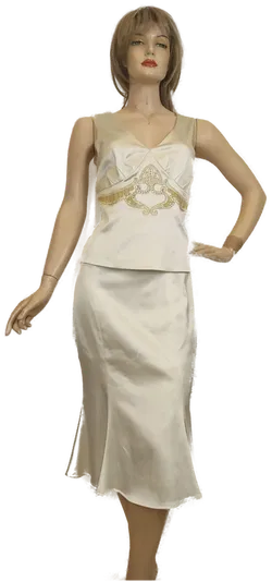 Pompöös Harald Glöckler Damen Set (3teilig) creme Gr. 38 - Bild 3