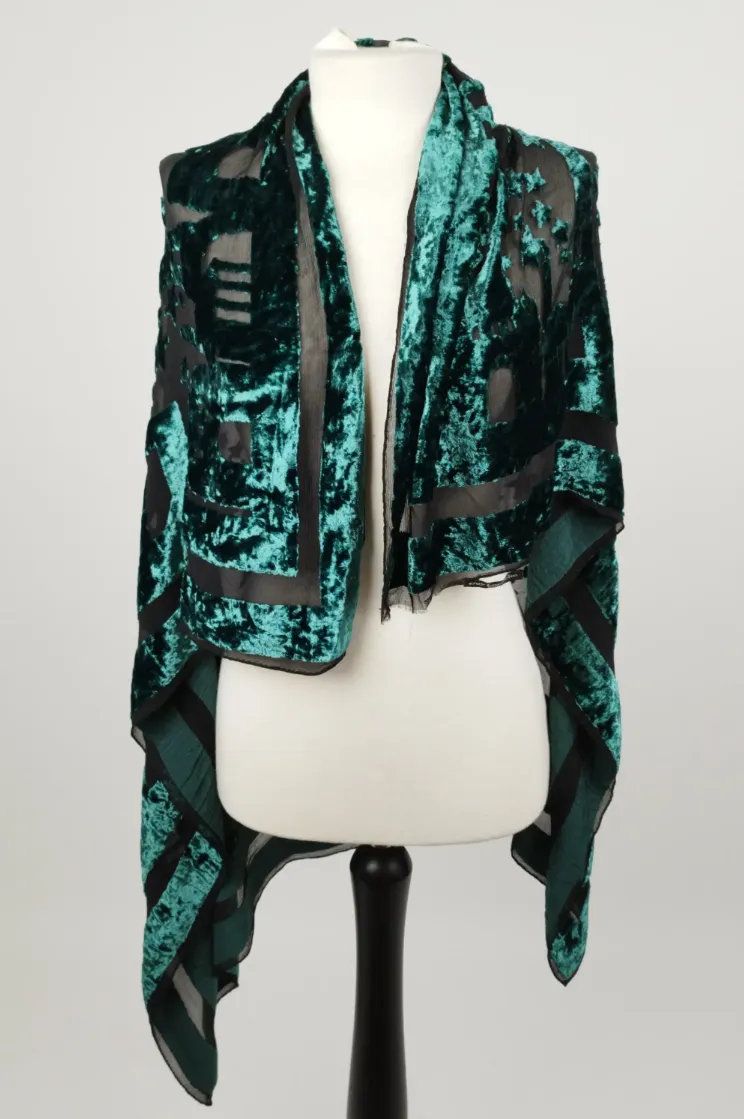 Schimmernder Guy Laroche Schal - ca. 90x90 cm – Bild 4