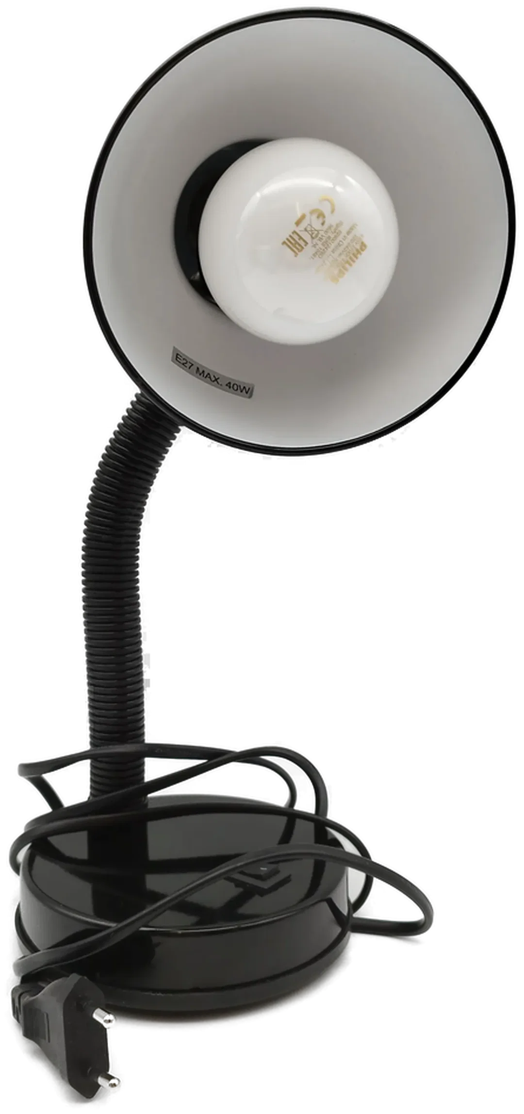 EGLO Basic Tischlampe - max. 40W / schwarzes Modell - Bild 1