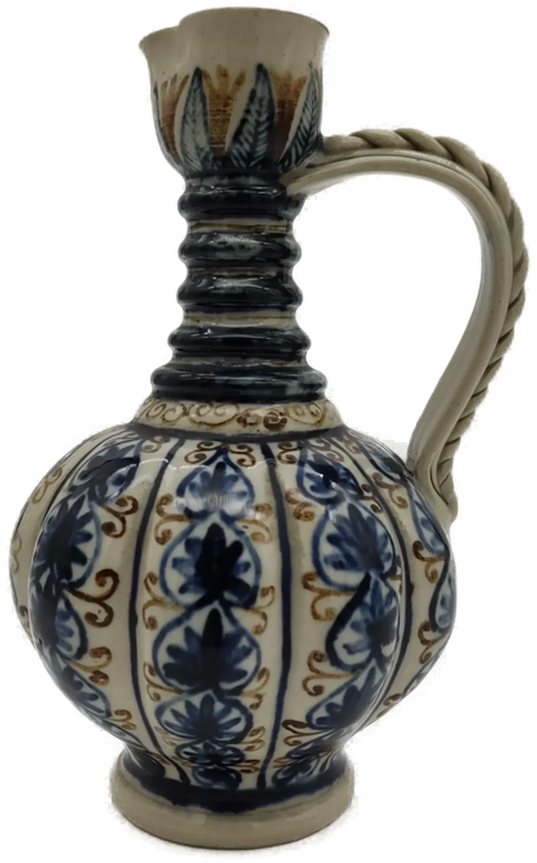 Vintage Krug Keramik handbemalt - H/21 cm - Bild 1