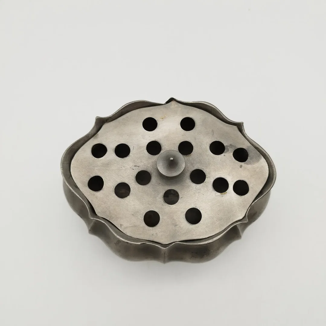 Metall-Potpourri-Schale, Zinn | Retro-Charme – Bild 2