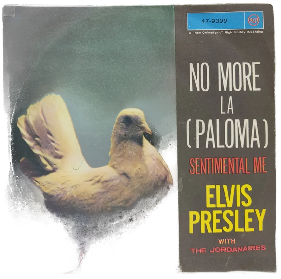 LP Vinyl Elvis Presley "No more, Sentimental me ", Single, Vintage – Bild 4