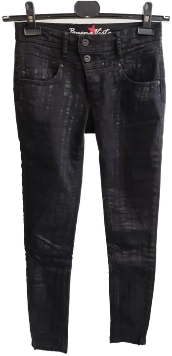 Buena Vista Damenjeans schwarz (Schlangenmuster) - W27  - Bild 1