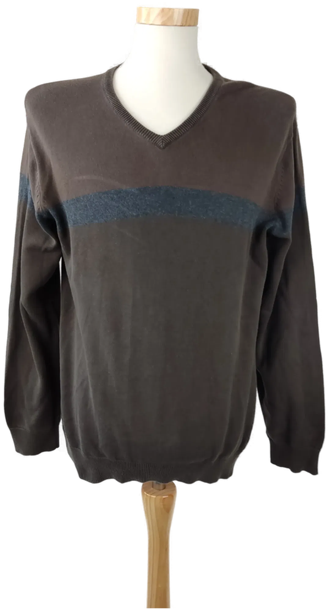 Esprit Herrenpullover braun, blau - Gr. M - Bild 4