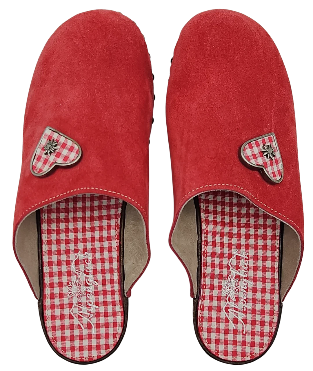 Alpenglück Damen Clog, rot/braun - Gr. 40 – Bild 4