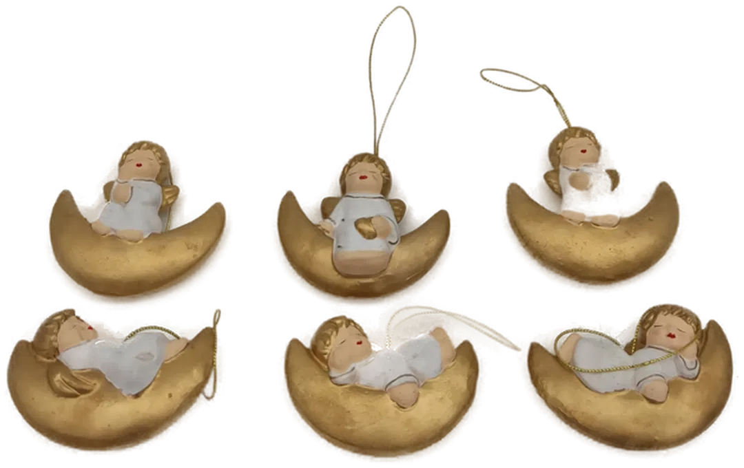 6x Weihnachtsbaumschmuck 