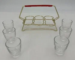 Vintage-Schnapsgläser-Set / 6 Stück  - ca. 1950 - Bild 2