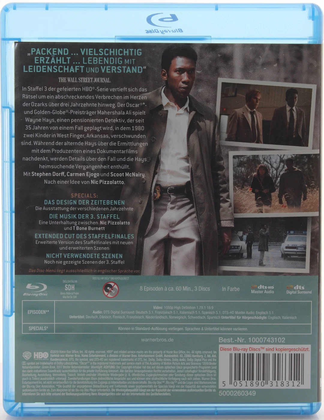 Blu Ray True Detective – Die komplette dritte Staffel | Blu-ray 3-Disc Set | Mahershala Ali | HBO-Serie – Bild 2