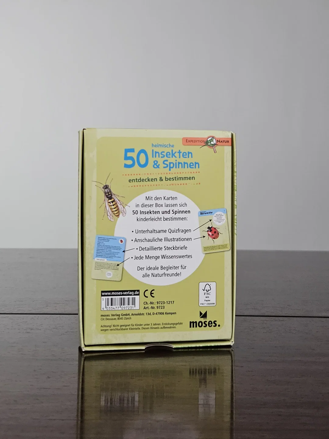 Heimische 50 Insekten & Spinnen. entdecken & bestimmen - Gesellschaftsspiele - Moses – Bild 2