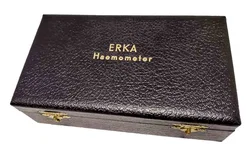 Vintage Antikes ERKA Doppelfarbstab-Hämometer im Originalkoffer mit Anleitung – Vorschau 2